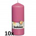 10 stuks fuchsia stompkaarsen 150/60 van Bolsius extra goedkoop in een voordeel verpakking