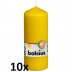10 stuks geel stompkaarsen 150/60 van Bolsius extra goedkoop in een voordeel verpakking