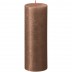 Bolsius metalliek bruin koper gelakte rustieke stompkaarsen 190/68 (85 uur) Shimmer Metallic Copper 