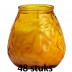 Horeca lowboys in de amber kleur 100/100 48 stuks